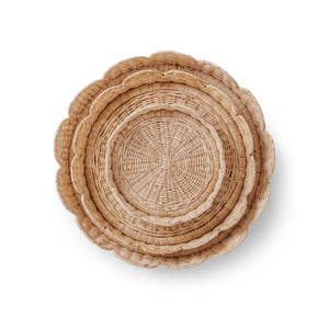 Plateau à outils rond en rotin - Product Image 5