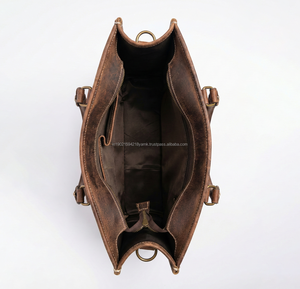Sac fourre-tout en cuir de vachette pleine fleur, fait main, style western, pour femme, sac à bandoulière - Product Image 4