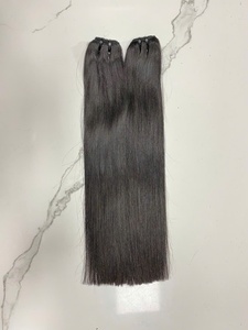 Paquetes de cabello vietnamita crudo alineado con cutícula de alta calidad, máquina de extensión de cabello humano sin procesar del proveedor al por mayor, trama Doble - Product Image 5