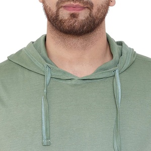 เสื้อยืดมีฮู้ดโพลีเอสเตอร์สำหรับผู้ชายเสื้อผ้าลำลองคอลเลกชั่นฤดูร้อนสี100% ออกแบบโลโก้ได้ตามต้องการ - Product Image 5