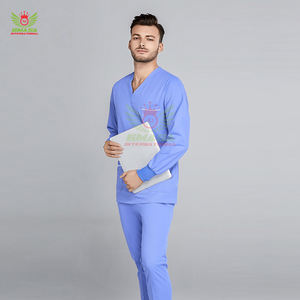 Uniformes Médicos Personalizados con Logotipo para Hospitales, Dentistas, Enfermeras, Uniformes para Salones de Belleza, Spa, Técnicos, Conjuntos de Pantalones y Blusas con Degradado de Color para Mujer - Product Image 4