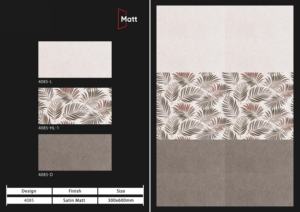 Elegantes azulejos de porcelana mate de 30x60 cm, desarrollados para interiores modernos, que garantizan fácil mantenimiento, durabilidad y antideslizantes. - Product Image 2