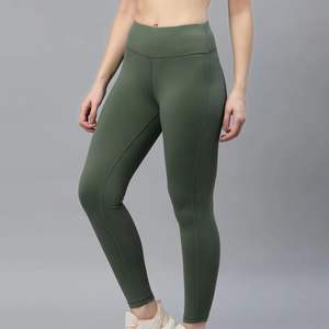 Leggings de yoga d'hiver respirants à taille mi-haute, séchage rapide, en Spandex/Polyester, longueur intégrale, vêtements de sport - Product Image 2