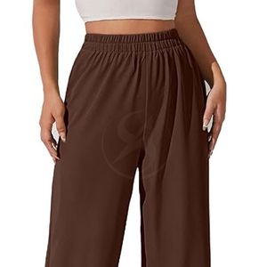 Nuevas llegadas: Pantalones deportivos casuales de algodón para mujer, venta al por mayor, nuevo diseño, joggers de mujer en material de forro polar. - Product Image 3