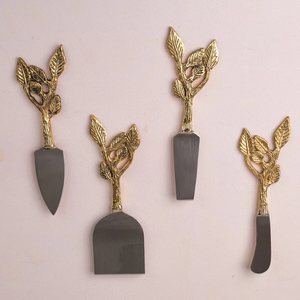 Brass <b>Cheese</b> <b>Set</b> Flatware Cutlery <b>Set</b> Stainless Steel <b>Cheese</b> <b>Set</b> Flatware For Stylish Knives <b>Set</b> Elegant <b>Cheese</b> <b>Sets</b> - Product Image 1