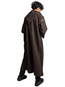 Jubba Thobe Traditionnelle Islamique pour Hommes, Kaftan en Coton à Manches Longues, Poches, Grande Taille, Personnalisable, Couleur Unie, pour l'Aïd, Style Arabie Saoudite - Product Image 3