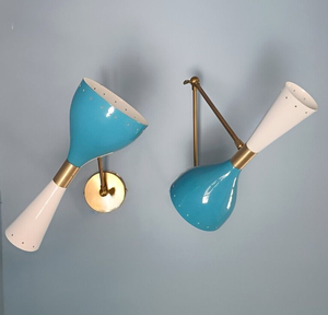 Aplique de pared de latón italiano de mediados de siglo, accesorio de iluminación de techo interior grande, Material de hierro acrílico, luces colgantes de araña para dormitorio - Product Image 5