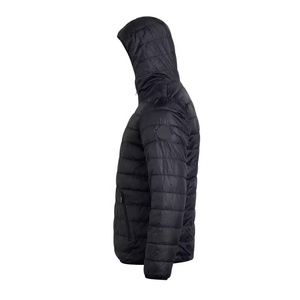Chaqueta Acolchada con Capucha, Impermeable, Cortavientos, Transpirable, Talla Grande, con Cierre, Etiqueta Privada Personalizada - Product Image 3