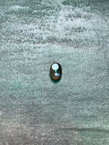 Piedra Preciosa Natural de Ágata Sulemani, Corte Ovalado, Negra y Blanca, Pulida para Joyería - Product Image 2