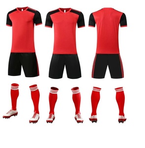 Elite Football Team Uniform Professional <b>Soccer</b> Kit Manufacturer Custom Logo Jersey and Shorts Set Durable Lightweight - Product Image 2