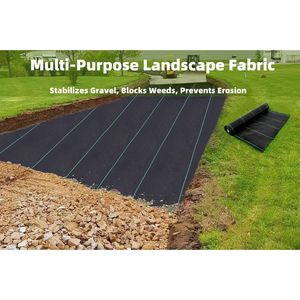 Tessuto per Paesaggistica Resistente 3,5 oz, 4ft X 300ft, Facile da Installare, Copertura per Terreno in Plastica Robusta con Protezione UV, Modello per Giardinaggio e Pavimentazione - Product Image 4