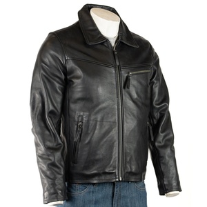 Casual Fashion Good Quality <b>Mens</b> <b>Leather</b> <b>Jacket</b> <b>Leather</b> <b>Jacket</b> <b>Men</b> Winter Stand <b>Leather</b> Winter <b>Jacket</b> - Product Image 1