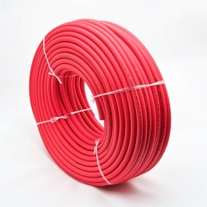 Tuyau de gaz de soudage et de découpe oxygène-acétylène GPL rouge et bleu, 15 bars, 100 m, revêtement extérieur en caoutchouc nitrile, Indoflex, renforcé en polyester - Product Image 1