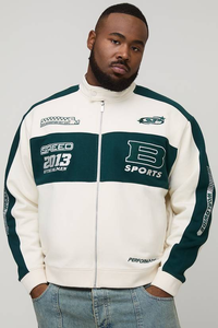 Blouson d'hiver personnalisé de haute qualité, imperméable, coupe-vent et respirant, style streetwear, pour homme, idéal pour les équipes scolaires (avec logo sur le devant) - Product Image 4