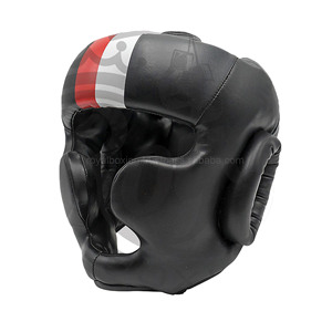 New Arrival High Quality Leather Breathable Customizable Head Guard for Boxing MMA Sport Training Adult Use - Product Image 2