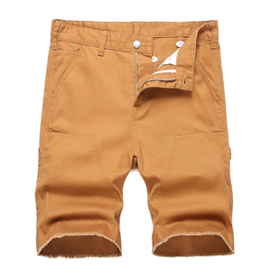 Shorts Chino Décontractés Classiques pour Hommes en Spandex/Coton, Coupe Ajustée, Respirants, Séchage Rapide, Prix Bas, Grandes Tailles, Vente en Gros - Product Image 4
