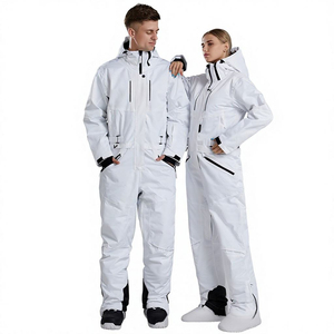 Nuevo Traje de Esquí Retro para Adultos, Chaqueta de Snowboard, Mono de una Pieza con Cremallera, Transpirable, Unisex, Invierno, Nailon/Algodón - Product Image 5