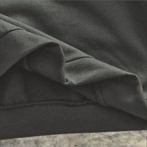 OEM ODM Sweat à capuche décontracté pour homme en molleton de coton, couleur unie, manches longues, coupe ample, style streetwear, brodé, écologique, haute qualité, en gros - Product Image 6