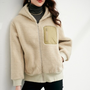Veste à capuche en polaire sherpa marron pour homme, épaisse, zippée, coupe décontractée, pour l'hiver - Product Image 4