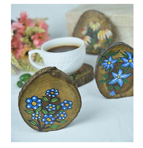 Posavasos de MDF Impreso con Diseño Floral, Hecho a Mano, 350 mm de Diámetro, para Decoración del Hogar y la Cocina - Product Image 3