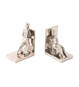 Sujetalibros con forma de pájaro, sujetalibros decorativos de metal, soporte para libros hecho a mano para oficina, hogar, biblioteca, estantería, decoración de escritorio - Product Image 2