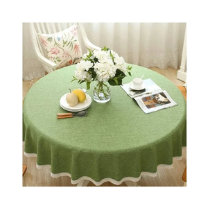 Classic Striped Woven 60x84 Inches 200 GSM GOTS Certified <b>Square</b> <b>Tablecloth</b> 100% Cotton Waterproof Oilproof Washable - Product Image 3