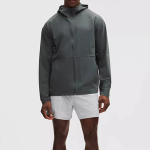 Windbreaker <b>Tracksuit</b> Polyester Lightweight Water Resistant 2 Piece Set Mesh Liner Fabric 2 in 1 Lined Anti Chafe Design Custom - Product Image 4