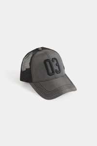 Casquette en maille brodée personnalisable de haute qualité SOSH 4 avec tissu standard - Product Image 3