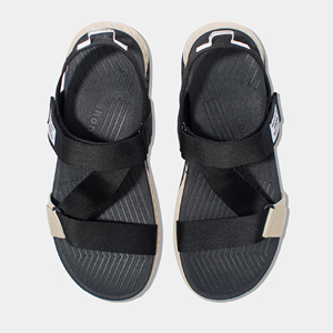 Style 5cm Cushioned Sole in Black Beige All-Day Comfort OEM Service From Vietnam Unisex F7 Racing Sandals with Open Toe Casual - Product Image 3