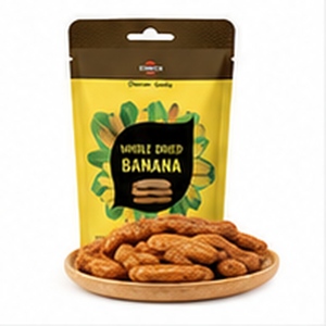 Usine au Vietnam, bananes séchées délicieuses, best-seller, meilleur prix, qualité supérieure, emballées en sachet de 200g - Product Image 1