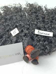 Vietglobal cheveux birmans bouclés en vrac cheveux vrais cheveux - Product Image 5