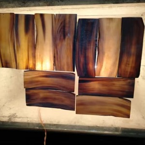 Placa de Cuerno de Búfalo Natural Pulido de Lujo Clásico, Ecológica y Más Vendida, para Bases de Bolígrafos, Joyería y Artesanías Personalizadas - Product Image 4