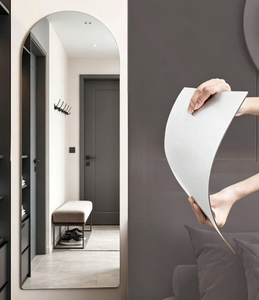 Arched Wall <b>Mirror</b> Glass Minimalist Design Decorative Home Use Wall Mounting - Product Image 2