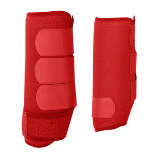 Bottes de soin pour chevaux de haute qualité, extensibles, confortables et offrant un soutien, en cuir, PVC et nylon, pour un soin articulaire avancé - Product Image 6