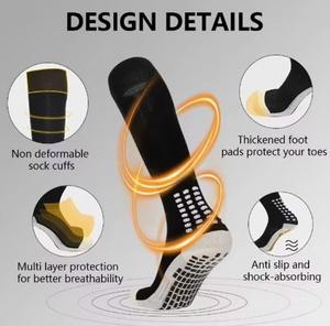 Calcetines de Fútbol Ecológicos de Nailon/Algodón, Antideslizantes, hasta la Rodilla, Transpirables, de Compresión, Deportivos, para Hombre - Product Image 6