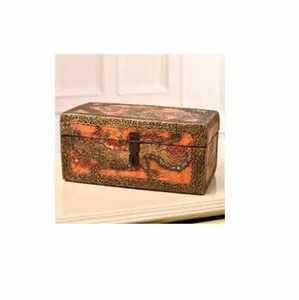 Boîte de rangement pour bijoux en bois faite à la main avec couvercle |   Organisateur de souvenirs décoratif - Product Image 5