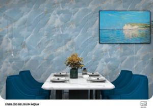 Carreaux de porcelaine brillants haute résistance, format 600x1200, grands carreaux pour sols et murs, usage intérieur commercial - Product Image 2