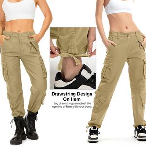 Pantalones Cargo Casuales para Mujer en Diseño Clásico, Ajuste Flexible, Logotipos Personalizables y Opciones de Venta al por Mayor Incluidas - Product Image 4