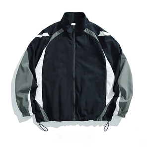 Chaquetas cortavientos casuales para exteriores al por mayor, ligeras, impermeables, transpirables, con capucha, para hombre - Product Image 1