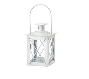 Classic Luxury Hanging <b>Square</b> shape Home Decor Stainless Steel Metal <b>Candle</b> Lantern With White Color Finished for Home & Garden - Product Image 6