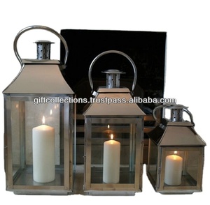 Giá Bán Buôn Đèn Lồng Kim Loại Hiện Đại Cho Nến Đồ Trang Trí Sân Vườn Giá Treo Nến Có Tay Cầm Để Trang Trí Nhà Cửa - Product Image 1