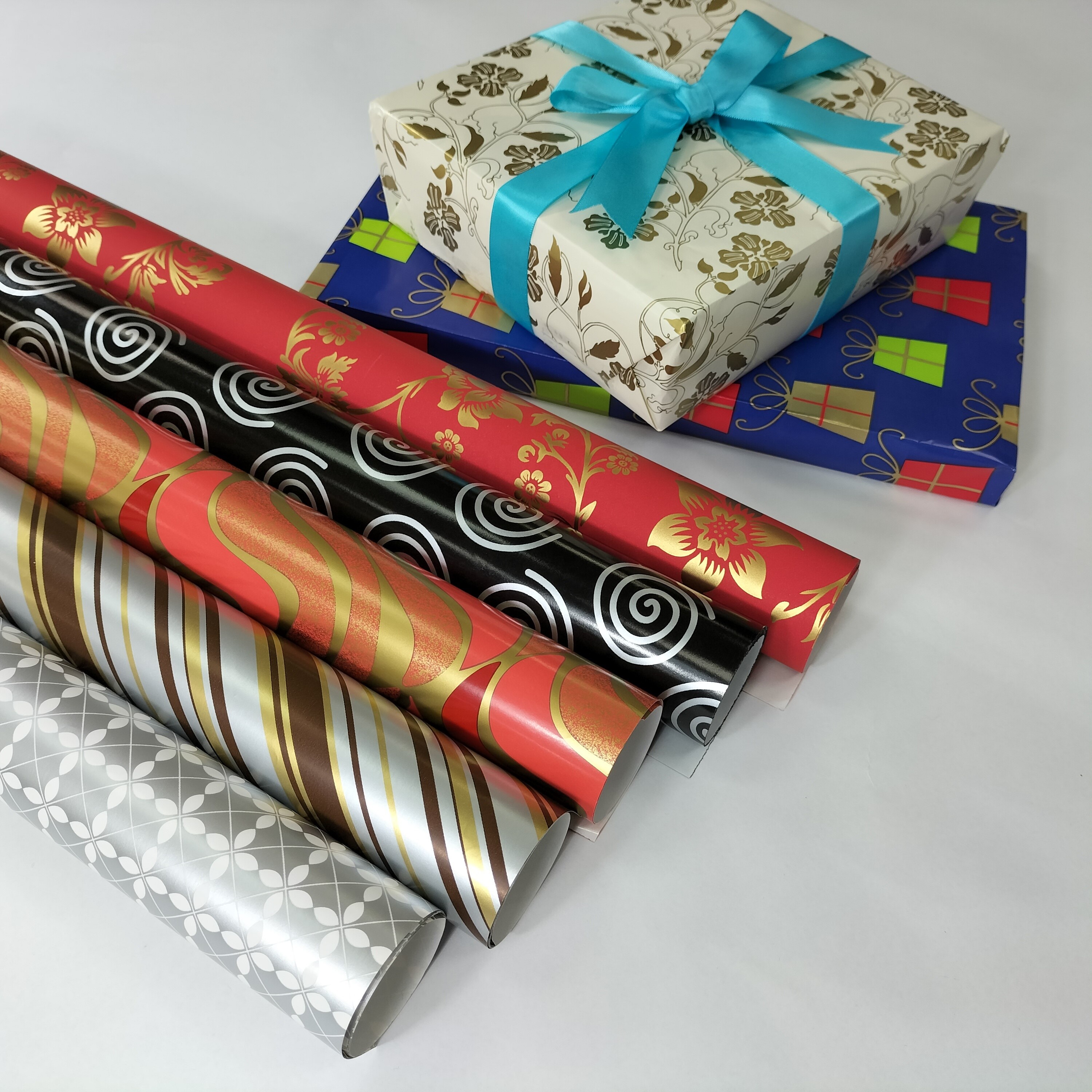 Factory Wholesale Coated Virgin Double-Sided Eco-Friendly Disposable Gift Box Wrapping Paper