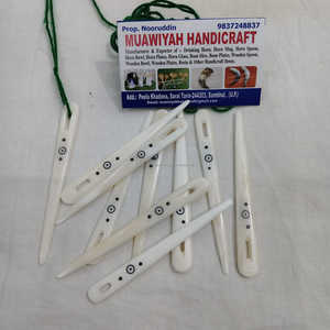 Aiguille en os sculptée, outils de crochet et de tricot durables faits à la main pour artisans, projets de bricolage et artisanat traditionnel - Product Image 5