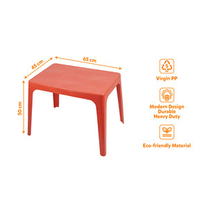 Table à manger en plastique, matériau PP durable, légère, robuste, pour la maison, la cuisine, le restaurant, utilisation intérieure et extérieure, meubles de table - Product Image 1