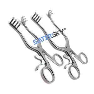 Juego de Instrumentos Retractores Quirúrgicos Ortopédicos Veterinarios Autoajustables Weitlaner, Grado Alemán, Acero de Alta Calidad, Certificado CE - Product Image 3