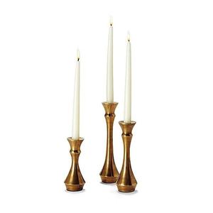 Support à bougies moderne en métal, bougeoir, décoration de mariage, centre de table floral, porte-bougie conique - Product Image 2