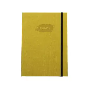 Kunden spezifische A5 Pu Leder druck Hardcover Journals Logo Planer und Notebook mit Logo