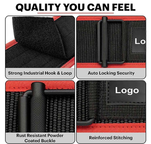 Cinturón de Levantamiento de Pesas de Cuero Vacuno Grueso de Primera Calidad, Hebilla de Acero de Doble Punta, Cinturón de Soporte Profesional para Fisicoculturismo - Product Image 5