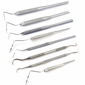 Instruments chirurgicaux dentaires professionnels : Curettes Gracey, Détartreur à faucille Hu-Friedy, Ensemble de 7 instruments - Product Image 2