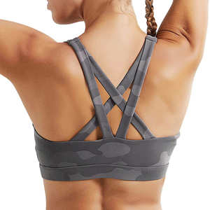 Ensemble de sport pour femme avec soutien-gorge de sport taille haute résistant à l'eau, logo personnalisé, couleur unie, pour gym et fitness, vêtement de sport teint en pièce - Product Image 3